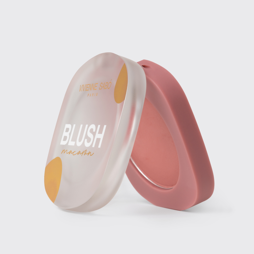 картинка Румяна матовые Vivienne Sabo Macaron, натурально-розовый, тон 04 