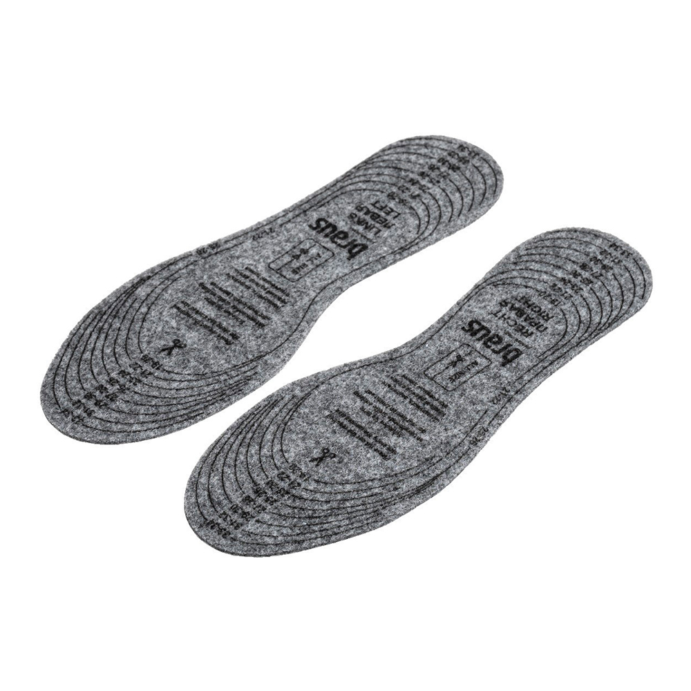 картинка Стельки для обуви Braus 4504548 Filc Comfort Kids,осенне-зимние детские, размер 19-35, серые 