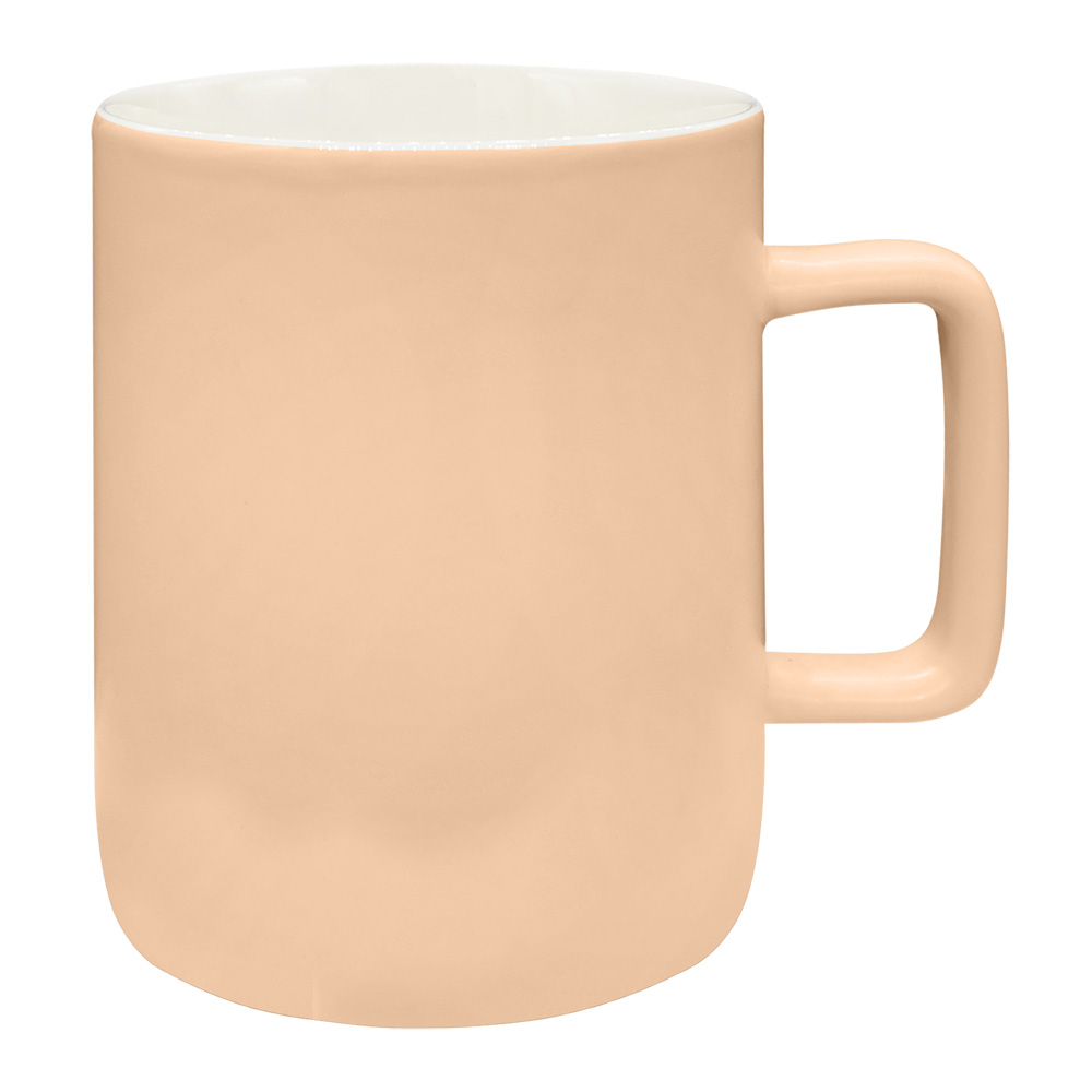 Кружка керамическая KKR-226 одноцветная, в ассортименте, 360 мл