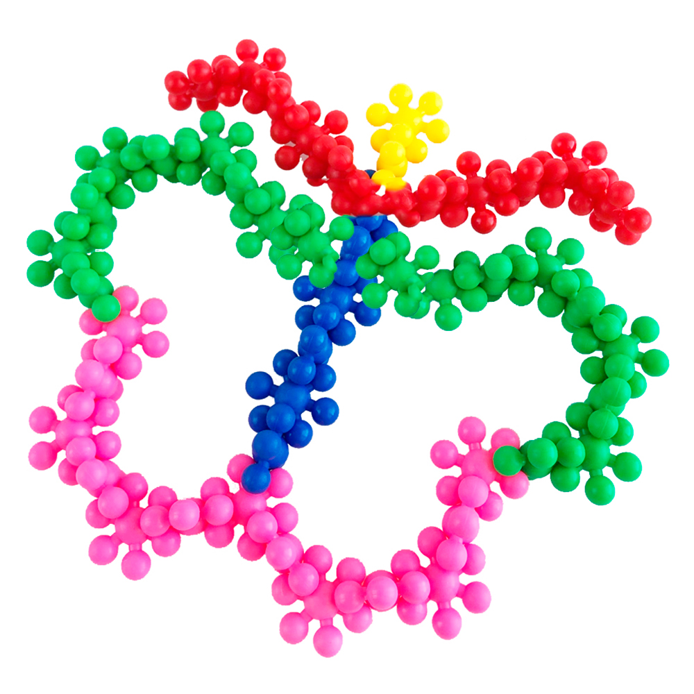 картинка Конструктор М003 Тимошка Молекулы, пластик, 70 деталей 