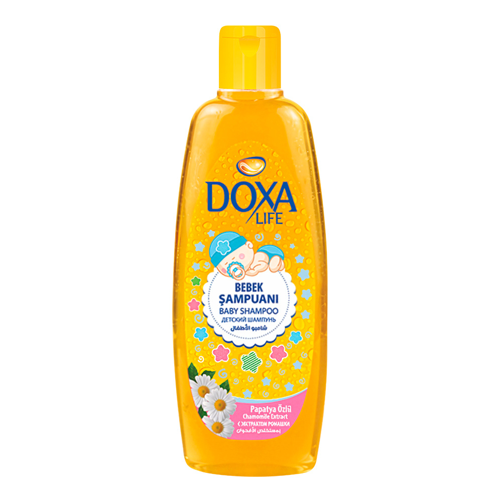 картинка Шампунь детский DOXA LIFE с экстрактом ромашки, 200 мл 