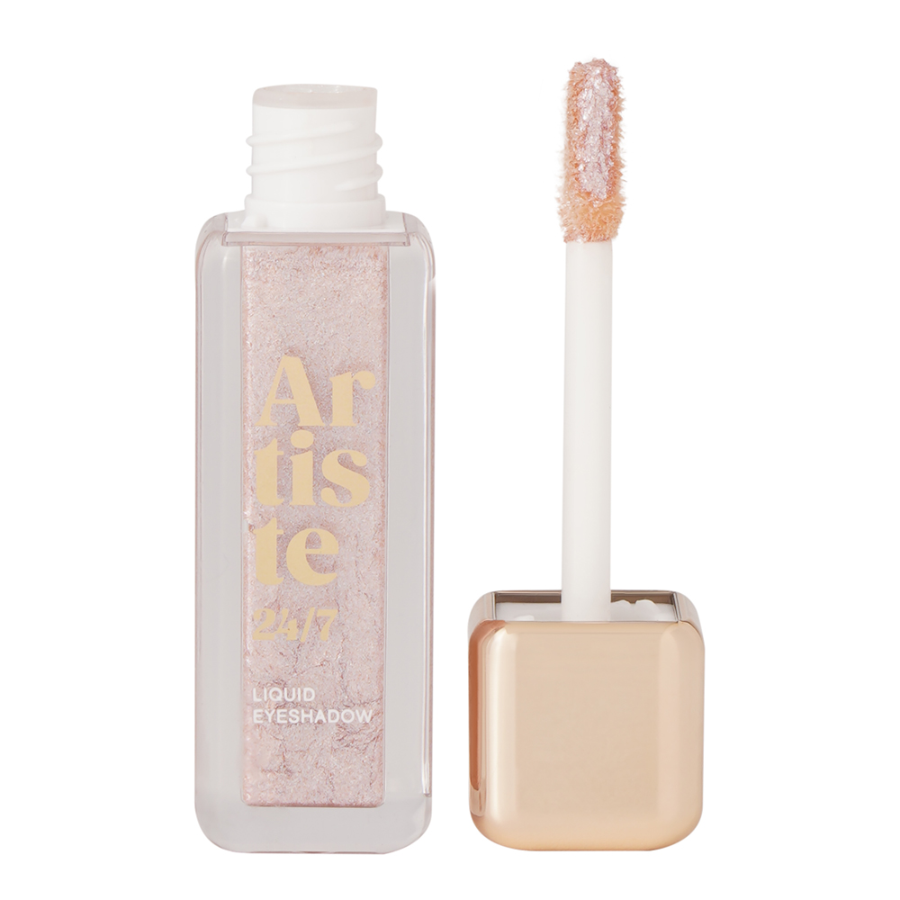 картинка Тени для век Vivienne Sabo Artiste жидкие, стойкие, мерцающие, бежевый, 01 