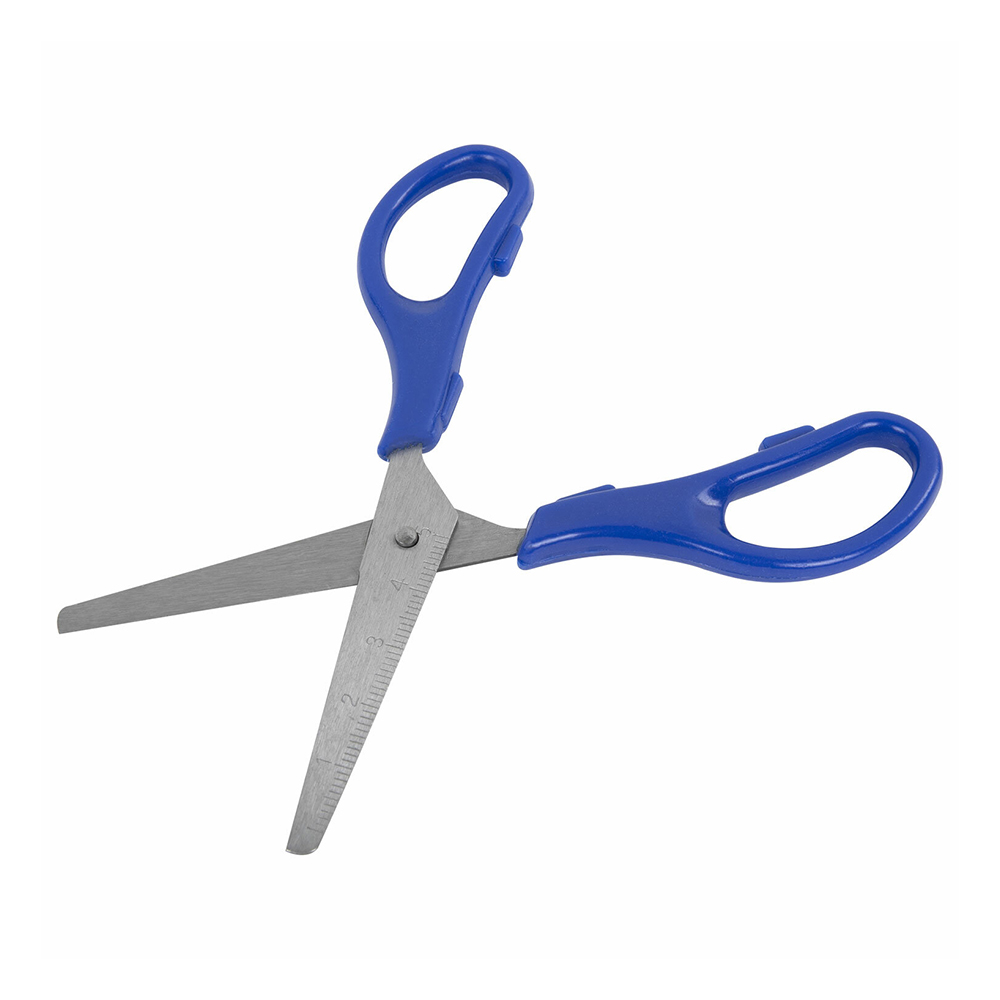 Ножницы канцелярские Юнландия 238342 с линейкой 130 мм