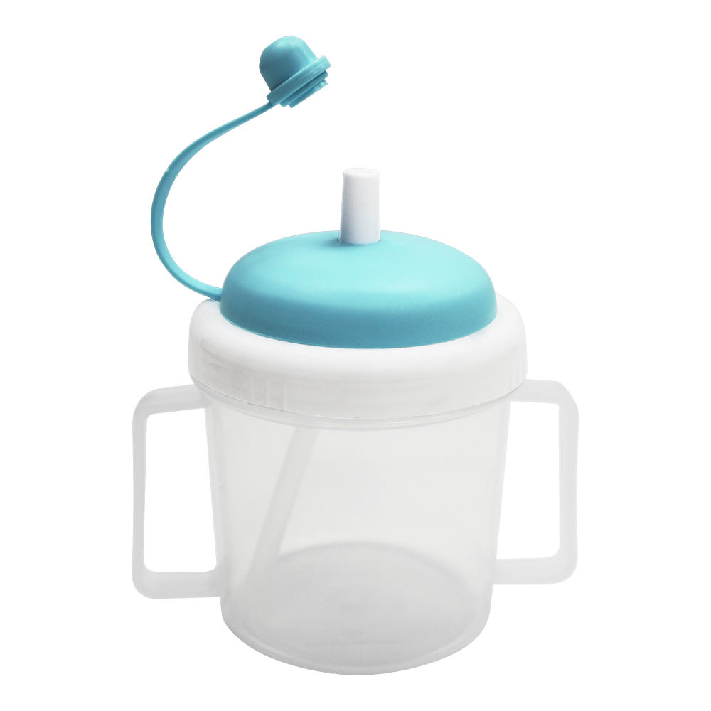 Поильник E-87 детский пластик с крышкой, 0,25 л