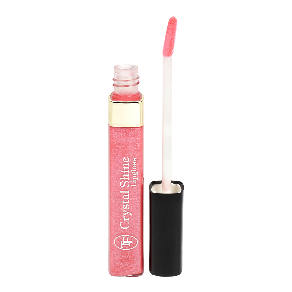 картинка Помада для губ Triumf Crystal Shine Lipgloss жидкая, розовая, тон 52, 25 г 