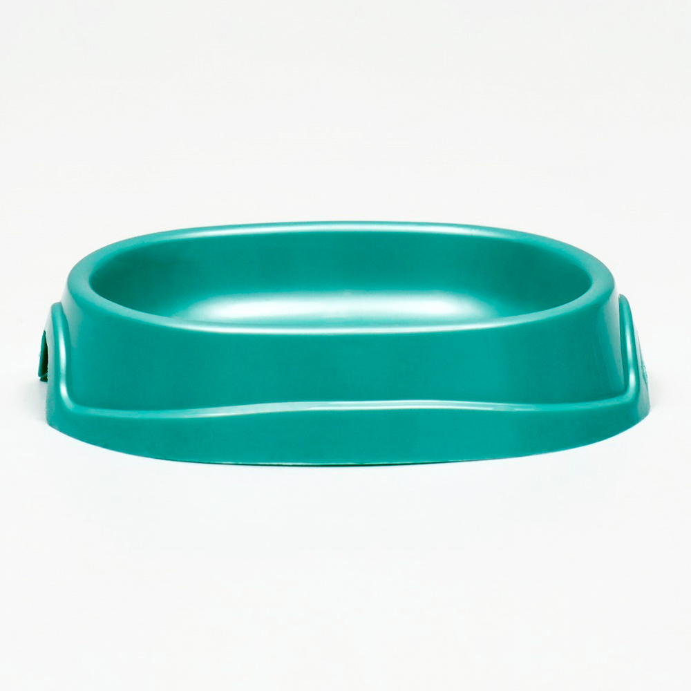 картинка Миска для животных 5040681 Нулевка, пластиковая, цвет:светло-бирюзовый, 200мл 