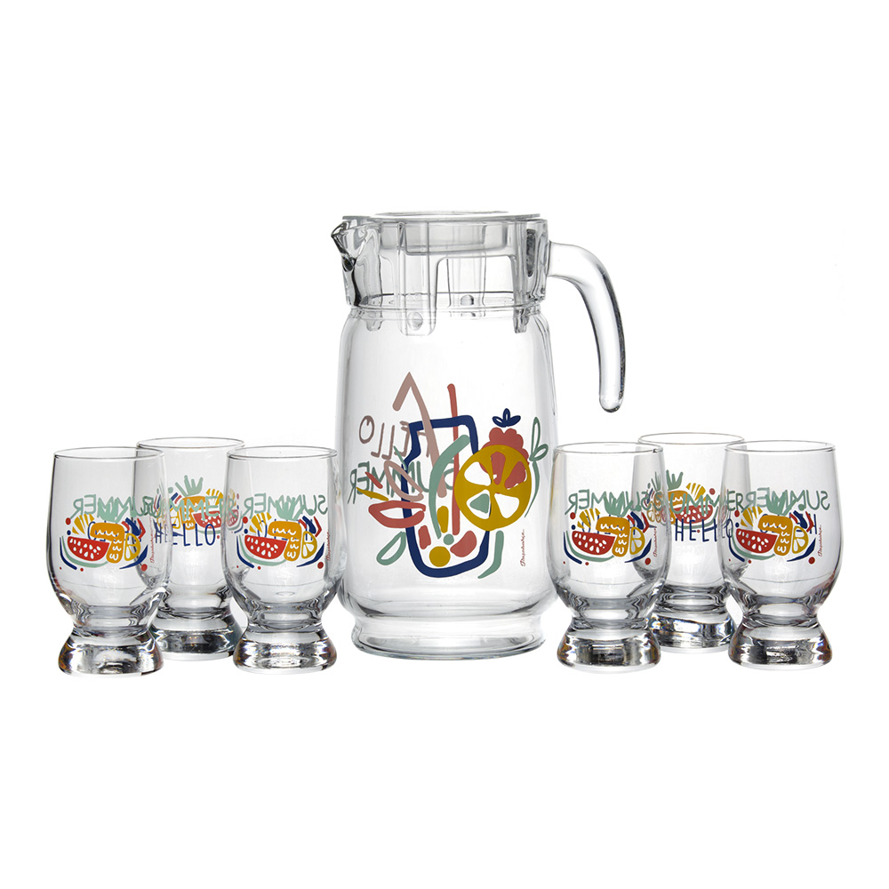 Набор для напитков Pasabahce 96725BD2 Креатив Саммер, стекло
