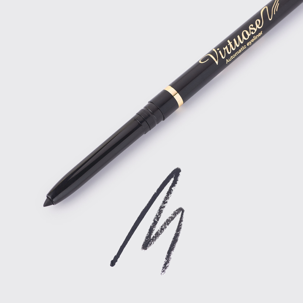 картинка Карандаш для глаз Vivienne Sabo Virtuose автоматический, черный, тон 01 
