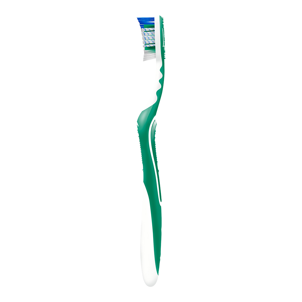 картинка Зубная щетка Colgate 1+1 Отбеливающая Plus Жесткая щетина 