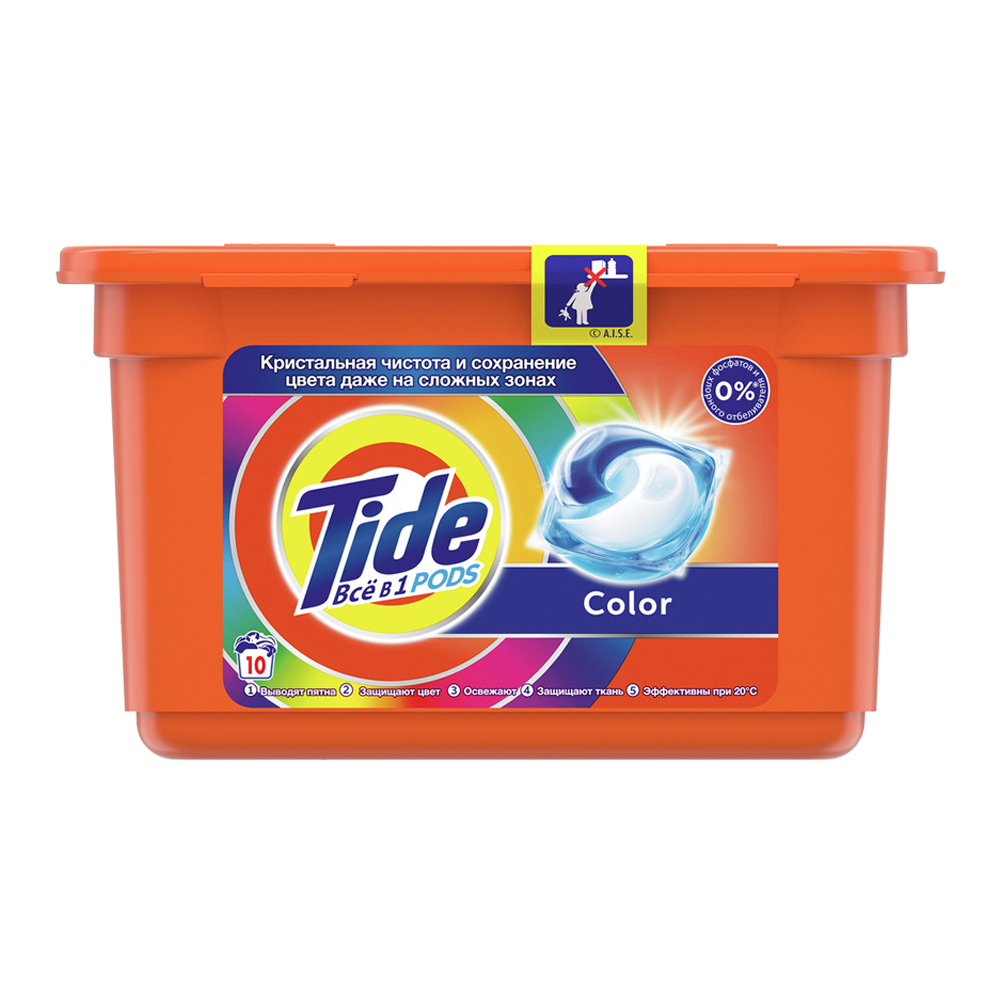 картинка Капсулы для стирки Tide Color 22,8г, 10 шт 