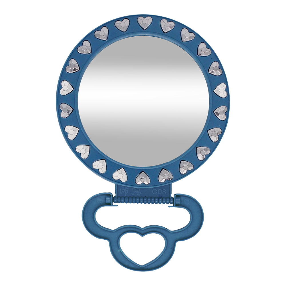 картинка Зеркало ZCDE-41 настольное круглое, 12,5 см, синий 