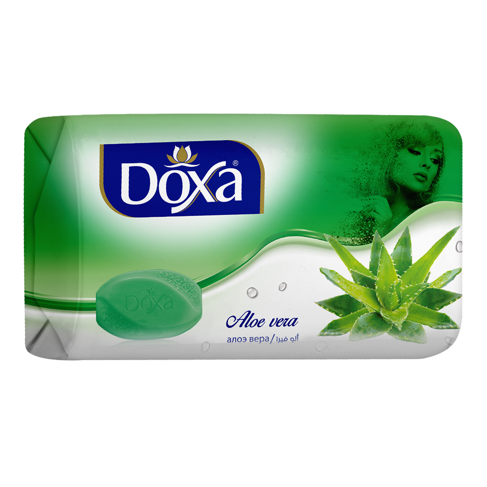 картинка Мыло туалетное DOXA Алоэ вера, 125 г 