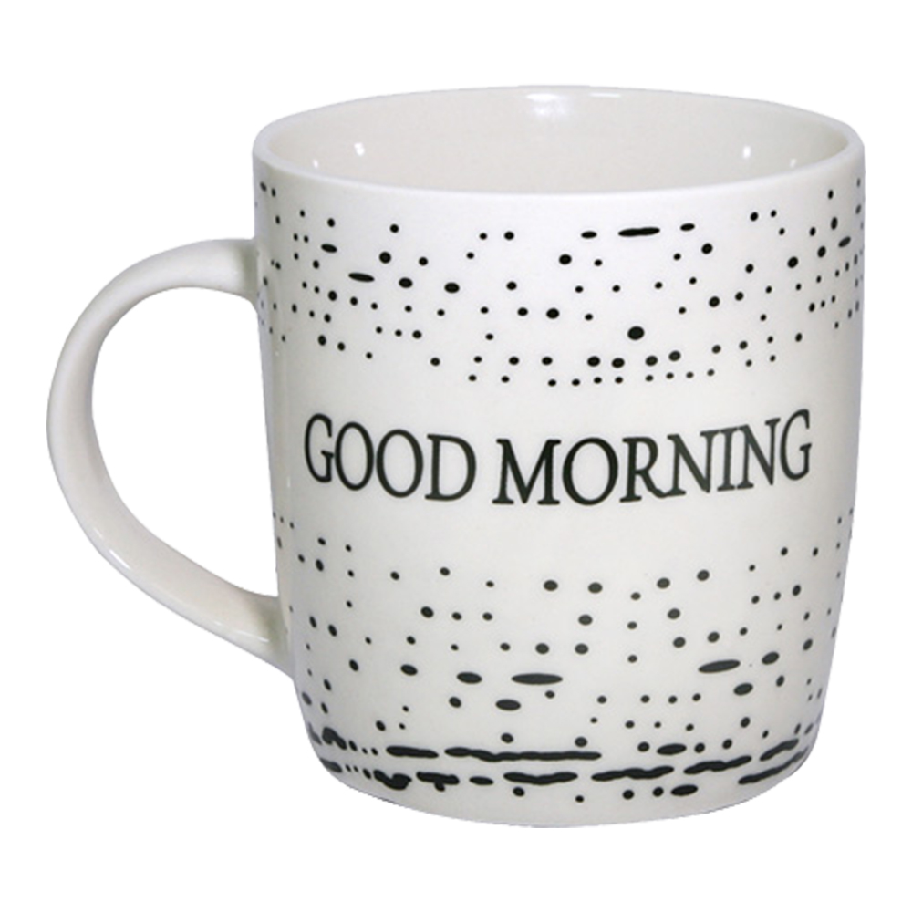 Кружка MFK07835 Пожелание, 2 дизайна, фарфор, 360 мл