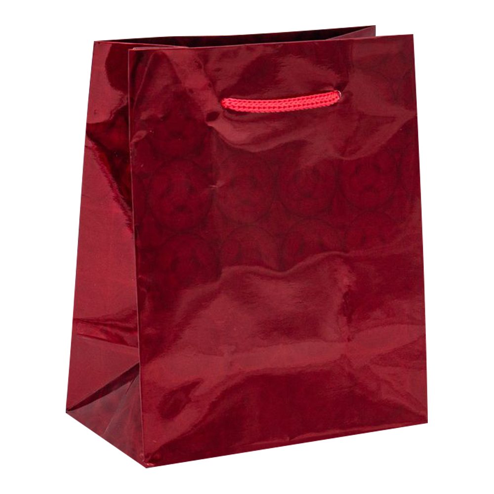 Пакет подарочный ч41333 Голография 12*15 см, в ассортименте