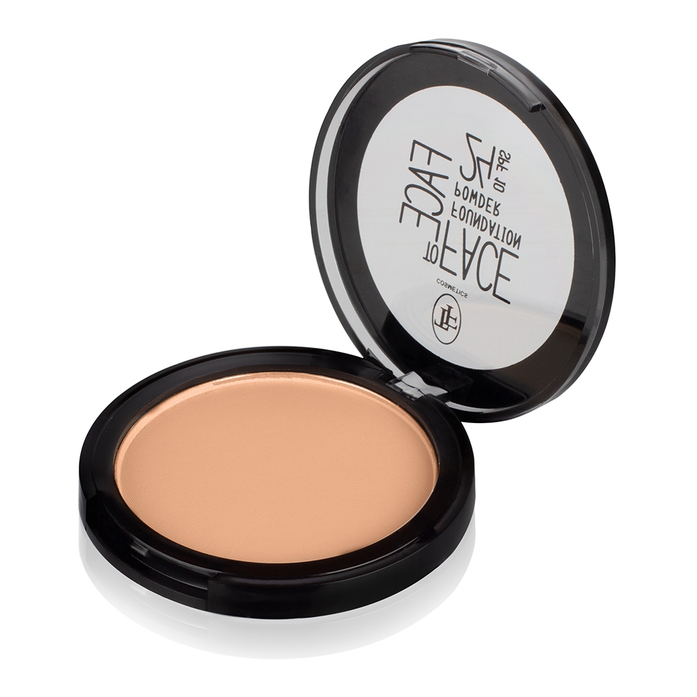 картинка Пудра компактная Triumf Face to face spf 10, натуральный беж, тон 21 