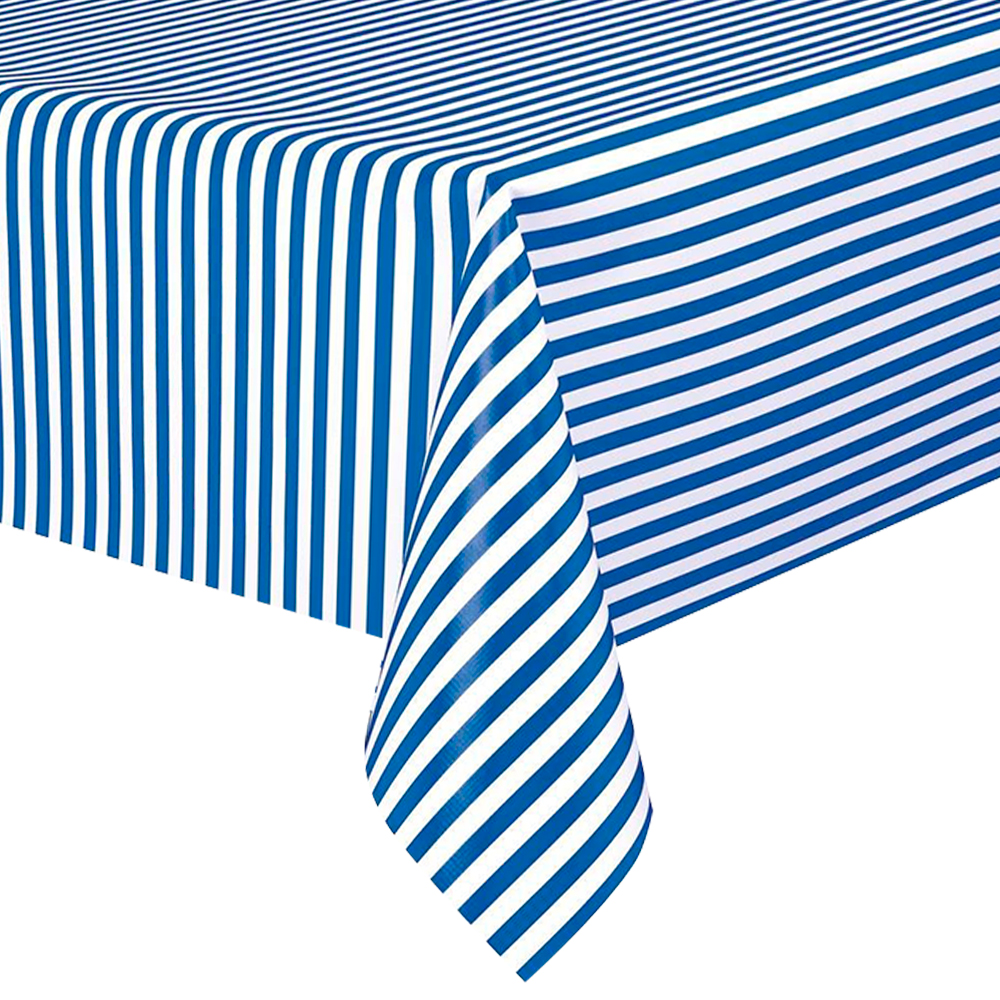 картинка Скатерть SKS-02 в полоску 137*274 см, полиэстер, в ассортименте 