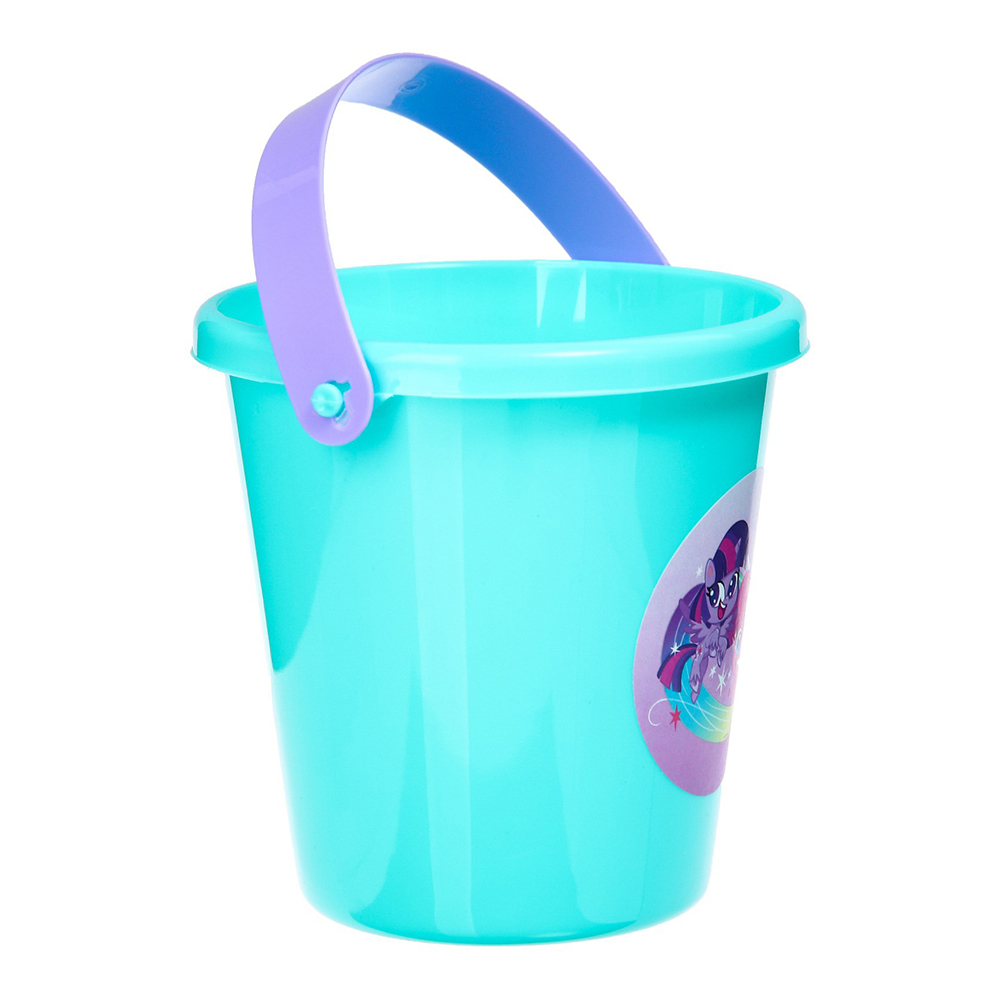 картинка Ведро 9075277 Соломон My little pony для игры в песке, 13*13*13 см, 1 л 