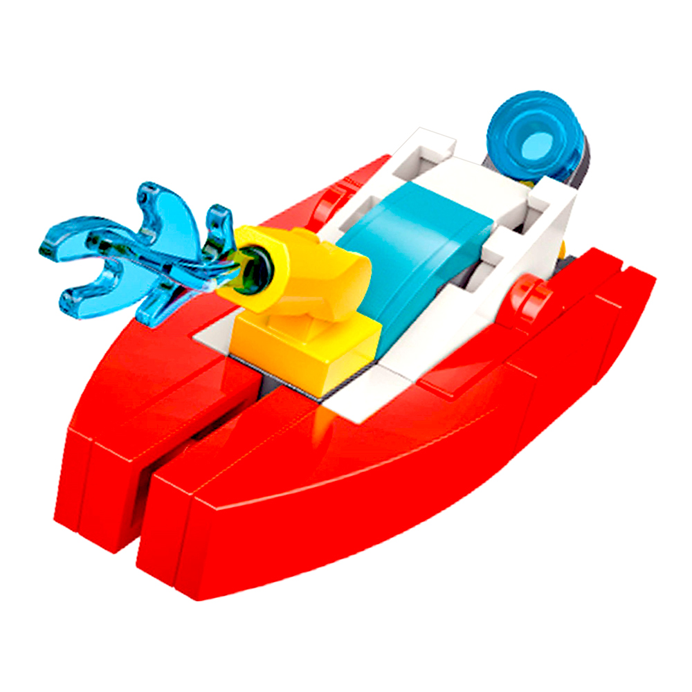 картинка Конструктор 7045865 Qman Транспорт, 10 видов, пластик 