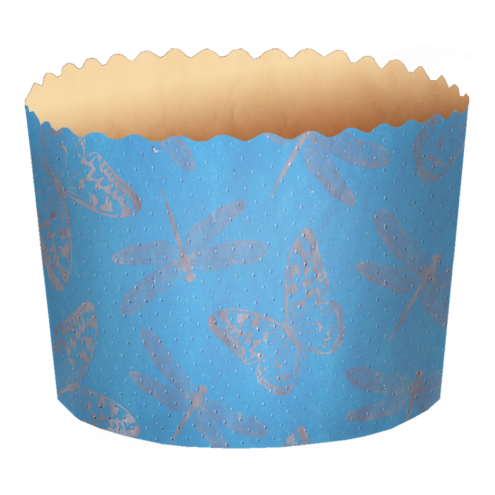 Форма для выпечки бумажная Бабочки цветные 70*60 мм