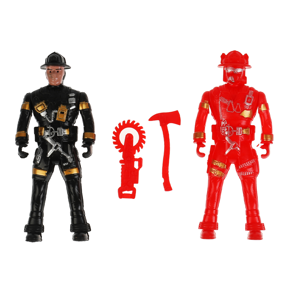 картинка Набор 314859 Играем вместе солдатиков, Пожарные, 15*22*3 см, в ассортименте, 2 шт 