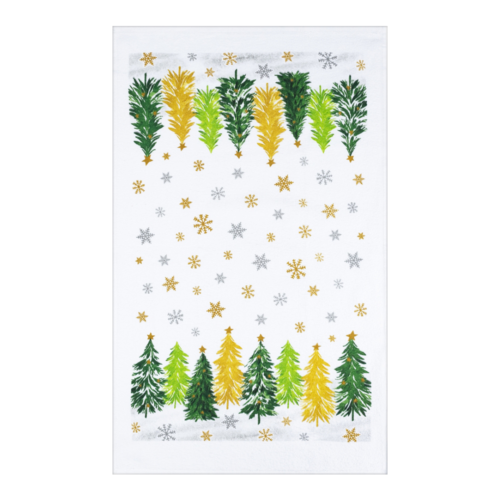 Полотенце кухонное Тайга, 100% хлопок, новогоднее 38*63 см